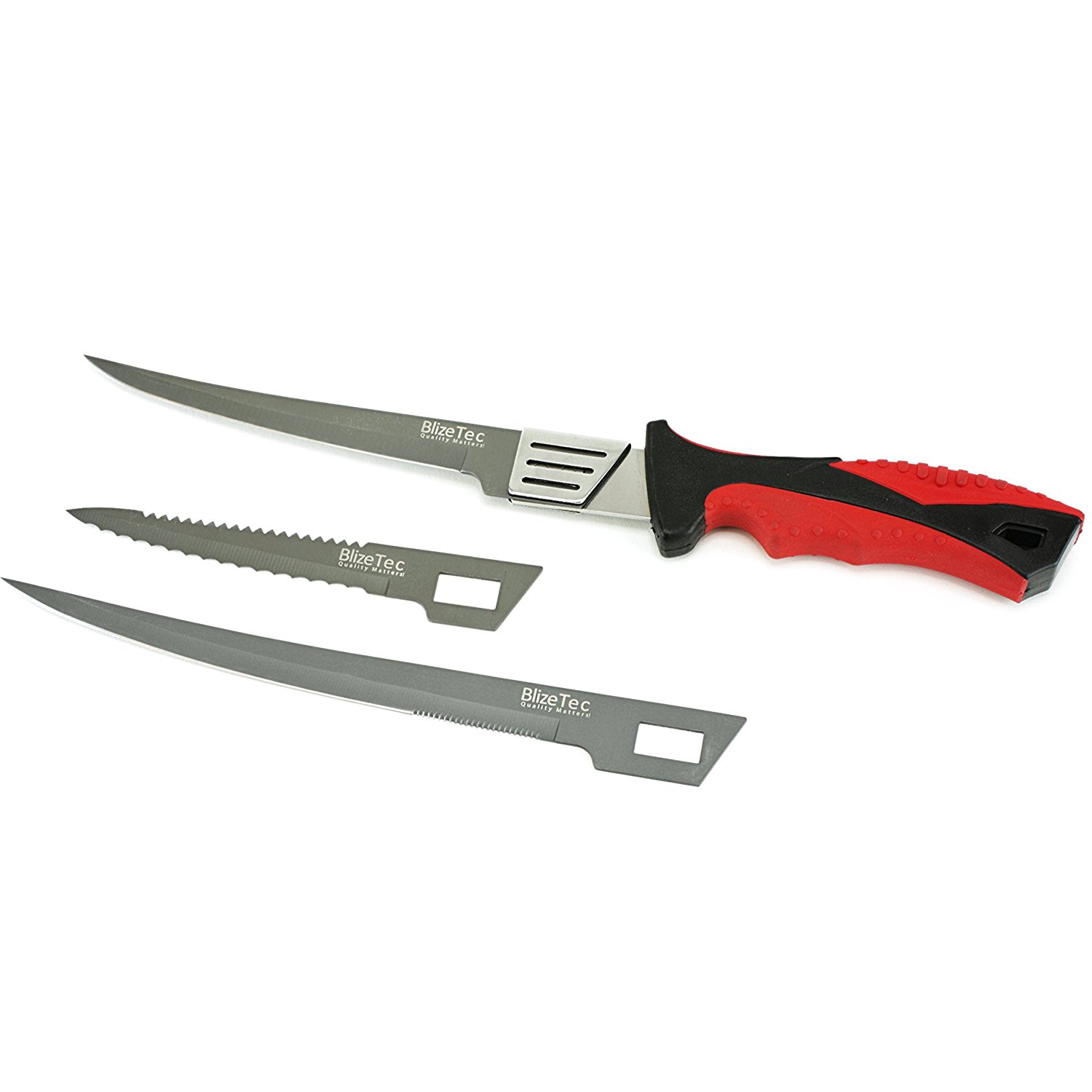 BlizeTec Fillet Knife: Portable Boning, Scaling and Fishing Knives with  Shealth (3 Pcs)